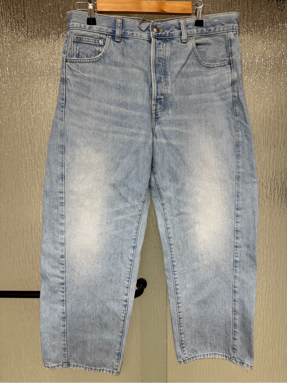 Madewell pieced barrel jeans, Size 30